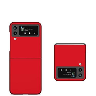 Imagem de Capa antiderrapante confortável anti-riscos para Samsung Galaxy Z Flip 4 5G Flip4 Flip3 Flip 3 Capa antiderrapante para Samsung Z Flip4, vermelho, para Samsung Z Flip 4