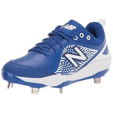 Imagem de New Balance Tênis feminino Fresh Foam Velo V2 Metal Softball, Team Royal/Branco, 8