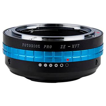 Imagem de Adaptador de montagem de lente Fotodiox Pro, para lente Mamiya ZE (35 mm) para câmeras sem espelho Olympus Panasonic Micro Four Third (MFT)