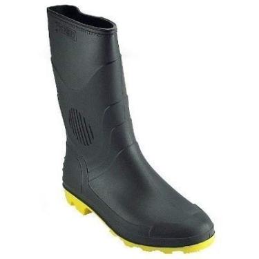 Imagem de Galocha De Chuva Borracha Solado Amarelo Numero 43 Grendene