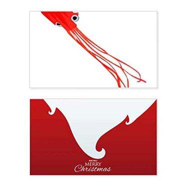 Imagem de Estampa tradicional chinesa de pipa com estampa de polvo natalino, comemorações, cartão de felicitações, mensagem de Natal