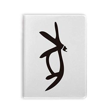 Imagem de Bones Inscriptions Caderno de porco do zodíaco chinês capa macia Diário