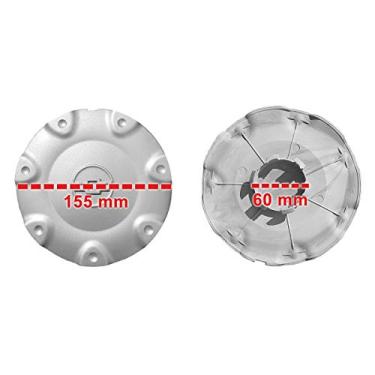 Imagem de Jogo Calota Centro Roda GM Corsa GLS 96 a 01 Prata ctr004