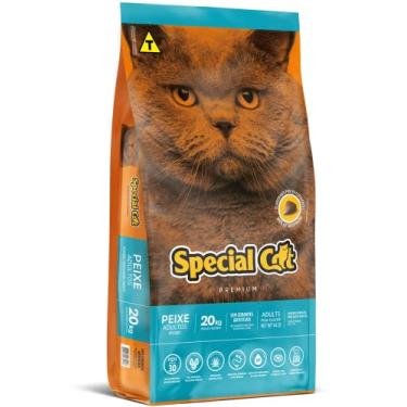 Imagem de MANFRIM Ração Special Cat Premium Peixe Adultos 20 Kg
