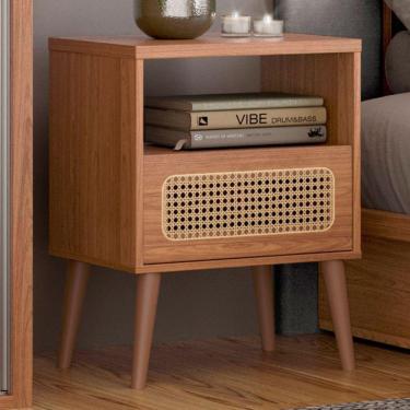 Imagem de Mesa De Cabeceira Tela 1 Gaveta Freijó - Dalla Costa