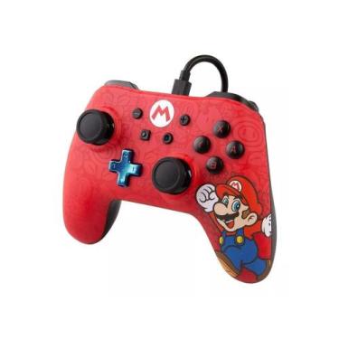 Imagem de Controle Joystick Usb Para Nintendo Switch Super Mario Marca Powera