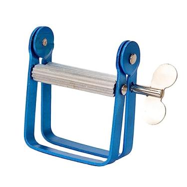 Imagem de Generic Ferramenta de espremedor de pasta de manual espremedor de pasta de, espremedor de tubo de tinta, aço inoxidável para tubos de wasabi, Azul