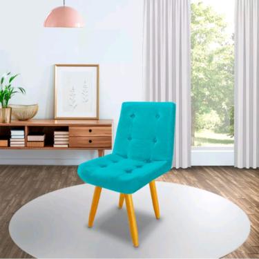 Imagem de Cadeira decorativa lisa sala e escritório