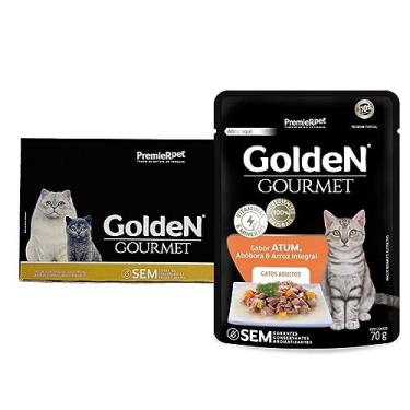 Imagem de Golden Gourmet Gato Adulto Sabor Atum 70g - Caixa com 20 unidades