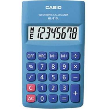 Imagem de Calculadora De Bolso 8 Dígitos Azul Hl-815L-Bk 1 Un Casio