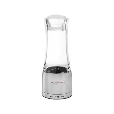 Imagem de Moedor para Sal Ou Pimenta Tramontina Realce em Aço Inox e Acrílico – 16,6 cm