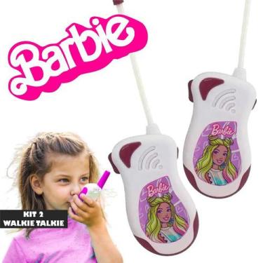 Imagem de Walkie Talkie Barbie Infantil Rádio Sem Fio - Candide