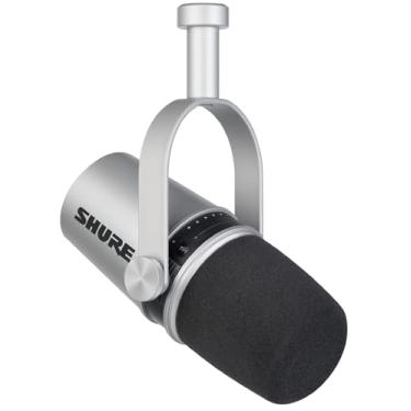 Imagem de Microfone para Podcast Shure MV7, Cinza