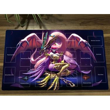 Imagem de Yu- mouse trading lady & pet dragon  60x35cm  para jogos de carta  trading  borracha  du  para jogo