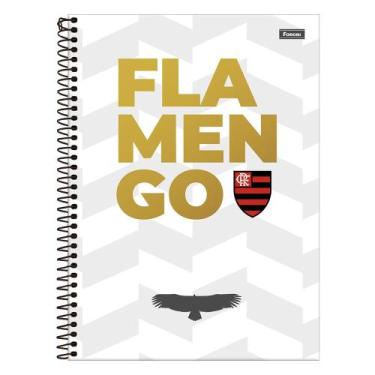 Imagem de Caderno Flamengo - Branco - 80 Folhas - Foroni