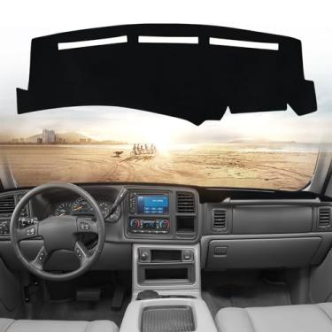Imagem de SHINEHOME Tapete de cobertura de painel – Compatível com Chevrolet Silverado Avalanche Tahoe Suburban GMC Pickup Yukon-Dashboard Cover Carpet Pad 1999-2006