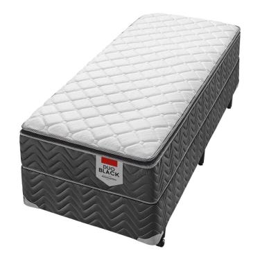 Imagem de Conjunto Box Solteiro Molas Ensacadas Americanflex Duo Black Gel III 88x188x65cm