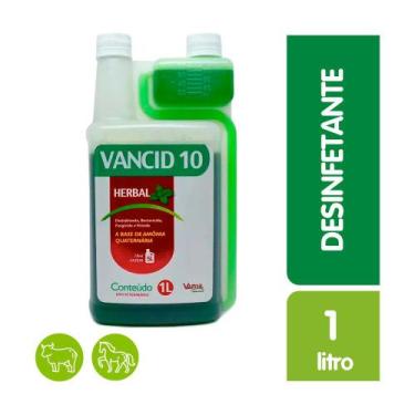 Imagem de Desinfetante De Ambientes Vancid Herbal 10% 1 Litro - Vansil