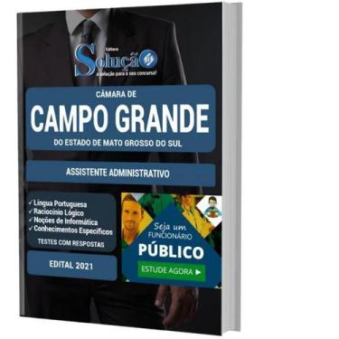 Imagem de Apostila Câmara Campo Grande Ms - Assistente Administrativo - Editora