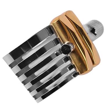 Imagem de Encadernação de saxofone, encadernação de saxofone de aço inoxidável decorativa, resistente, instalação simples para bricolage (tenor)