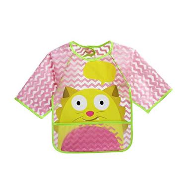 Imagem de Babador Multikids Baby Com Manga Gato Imperme�vel- Bb340