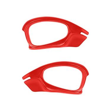 Imagem de PapaViva Persianas laterais confortáveis de substituição para óculos de sol Oakley Juliet X Metal - Vermelho
