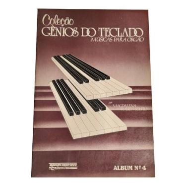 Imagem de Livro Coleção Gênios Do Teclado Música Para Órgão Album 04 ( Estoque A