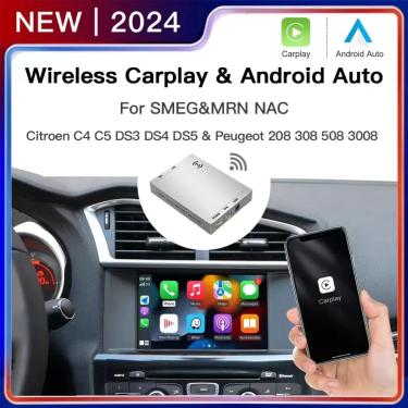 Imagem de Adaptador Apple Carplay sem fio  Android  suporte à câmera reversa  Peugeot Citroen SMEG MRN NAC 508