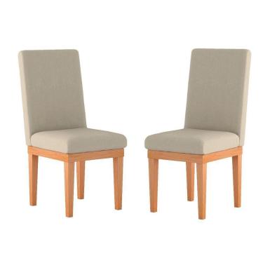Imagem de Cadeira De Jantar Balaqui Decor Estofada, 2 Unidades