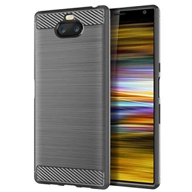 Imagem de Capa para Sony Xperia XA3 Ultra, toque macio, proteção total, anti-arranhões e impressões digitais + capa de celular resistente a arranhões para Sony Xperia XA3 Ultra