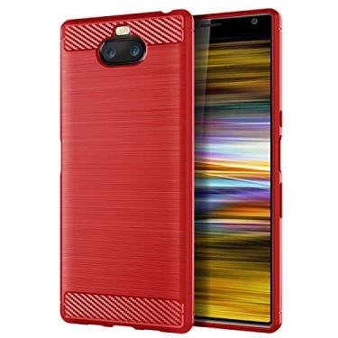Imagem de Capa para Sony Xperia XA3 Ultra, toque macio, proteção total, anti-arranhões e impressões digitais + capa de celular resistente a arranhões para Sony Xperia XA3 Ultra