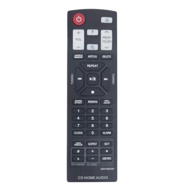Imagem de Controle remoto ABS preto para LG Mini Hi-Fi System  AKB74955301  CM9960  CMS9960F  CM9760
