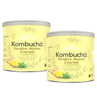 Imagem de Kombuchá Sabor Gengibre Abacaxi E Hortelã 200gr - 2 Unidades