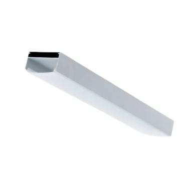 Imagem de Perfil Alumínio Sobrepor Branco C/1 Metro - Belly Lustre Diametro 2,5CM