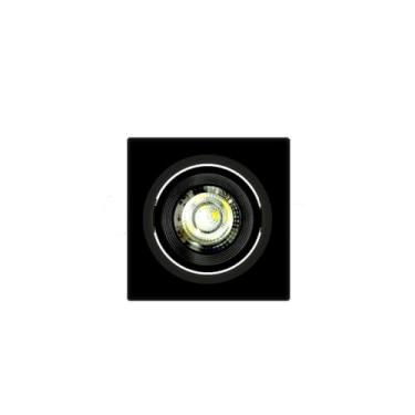 Imagem de Spot Embutir Quadrado Alltop Led Mr11 3w 3000k 38º Preto