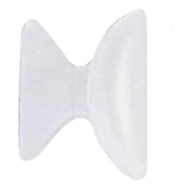 Imagem de Plaqueta Adesiva Silicone 10 Pares - Borboleta Fosca