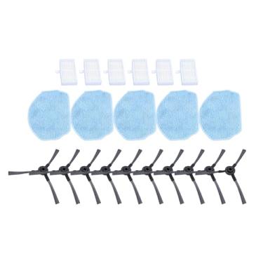 Imagem de Almofadas de Esfregão de Vácuo de robô Peças de Reposição de Vácuo de robô para Varrer o Chão Acessório de Vácuo Filtro de Vácuo Almofada de Esfregão Acessórios de Escova Lateral