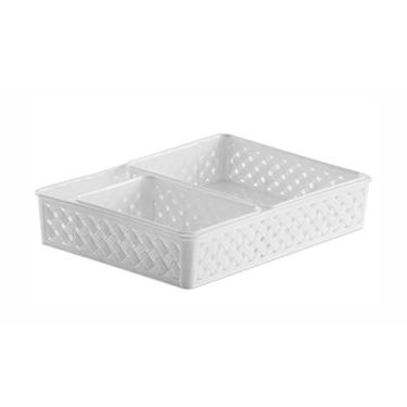 Imagem de Organizadores Ratam C/03pcs Branco - Kit Com 3 Unidade(s) Paramount Branca