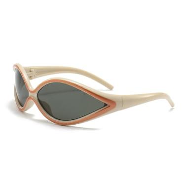 Imagem de JRLLFD Óculos de sol masculino punk hip hop street foto óculos decorativos esportes proteção solar sunnies, 3, tamanho único