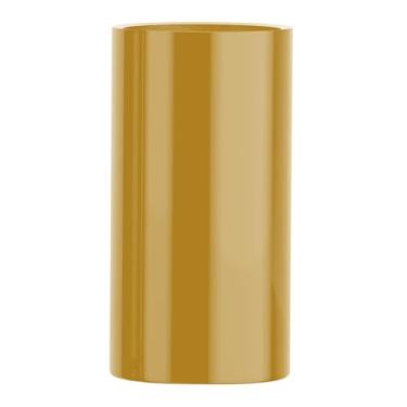 Imagem de Vaso Fibra De Vidro Vietnamita Vitrificado Cilindro Decorativo 70x36cm (Ouro Velho)
