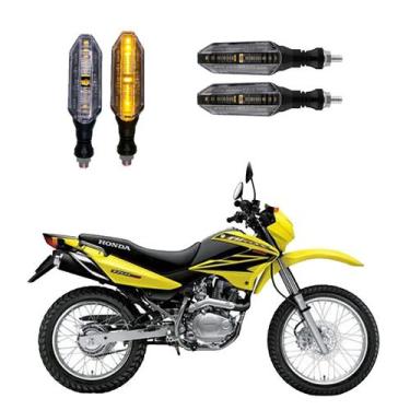 Imagem de Kit 4 Setas Sequenciais Pisca de Led Modelo P26S Honda NXR 150 BROS ES