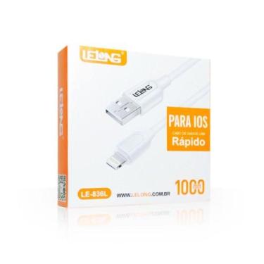 Imagem de Cabo Carregador IOS 1m Turbo 2.4G Lelong LE-836L
