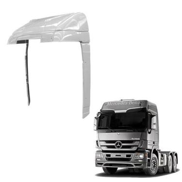 Imagem de Aerofólio Mb Actros Cabine Com Regulagem Com Recorte - Rodoplast