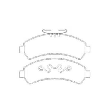 Imagem de Pastilha De Freio S10 2.4 Dianteira Sistema Delphi 1083 Syl