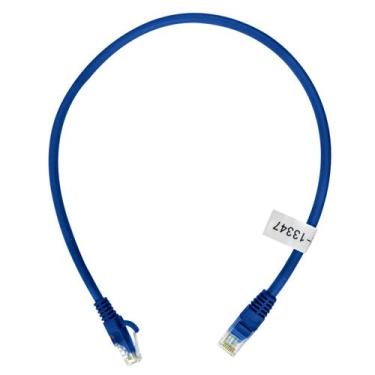 Imagem de Patch Cord UTP Cat6 100% Cobre 0,5 Metros Flexível Homologado Anatel -