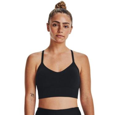 Imagem de Top de Treino Feminino Under Armour Seamless Low, Preto, GG