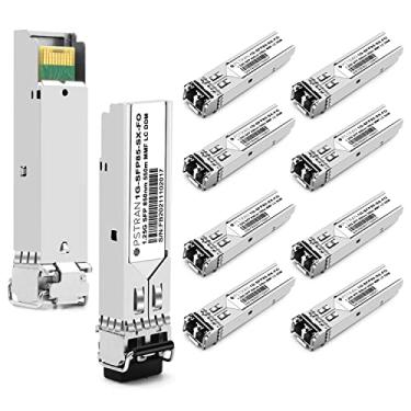 Imagem de OPSTRAN Módulo transceptor SFP 1000BASE-SX compatível com Fortinet FN-TRAN-SX FG-TRAN-SX FR-TRAN-SX 1G SFP 850nm 550m DDM Duplex LC MMF Pacote com 10