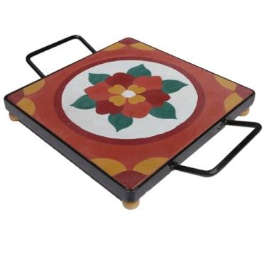 Imagem de Descanso de Panela Apoio De Mesa Ladrilho Hidráulico (F2)