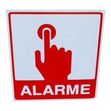 Imagem de Placa de Sinalização ALARME 20X20 CM - ASELETRO