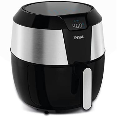 Imagem de T-fal Combo de fritadeira e grelha Easy Fry XXL com tela de um toque, 8 programas predefinidos, 5,9 litros, preto e aço inoxidável